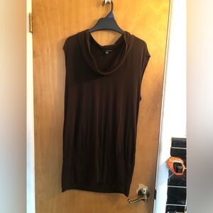 Brown legging dress.